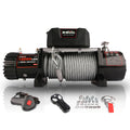 X-BULL 12V waterproof Steel Cable Electric Winch 13000 lb Load Capacity for Truck UTV, ATU,SUV, Car with Corded Control
